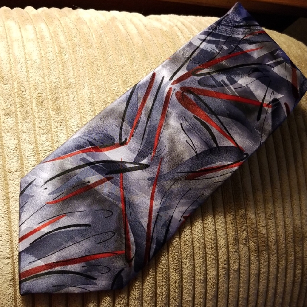 J. Garcia silk tie Landscape With Eye ltd ed